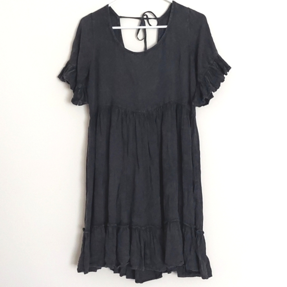 Distressed Ruffle Dress size Medium